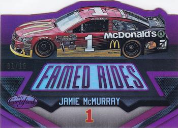 2016 Panini Certified - Famed Rides Mirror Purple #FR15 Jamie McMurray Front