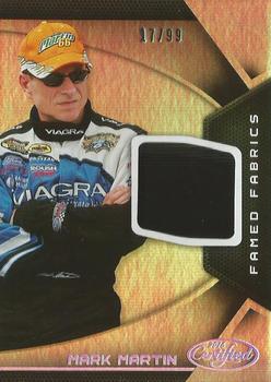 2016 Panini Certified - Famed Fabrics Mirror Silver #FF-MM Mark Martin Front