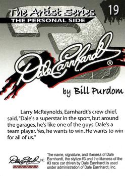 2002 Dale Earnhardt The Artist Series #19 Dale Earnhardt Back