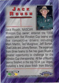 1998 John Deere #21 Jack Roush Back