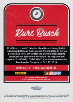 2017 Donruss - Blue Foil #48 Kurt Busch Back