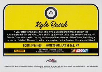2017 Donruss - Blue Foil #123 Kyle Busch Back