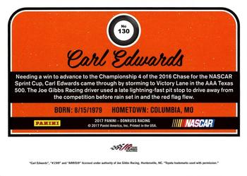 2017 Donruss - Green Foil #130 Carl Edwards Back