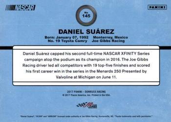 2017 Donruss - Gold Press Proof #145 Daniel Suarez Back