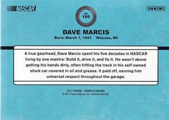 2017 Donruss - Gold Press Proof #166 Dave Marcis Back
