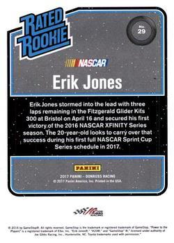 2017 Donruss - Press Proof #29 Erik Jones Back