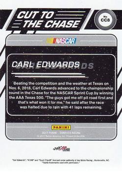 2017 Donruss - Cut to the Chase #CC8 Carl Edwards Back