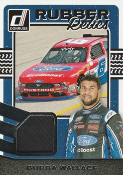 2017 Donruss - Rubber Relics #RR-BW Bubba Wallace Front