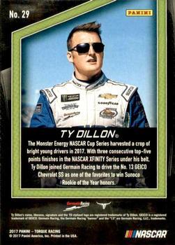2017 Panini Torque - Red #29 Ty Dillon Back
