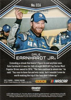 2017 Panini Torque - Claiming the Chase #CC6 Dale Earnhardt Jr. Back