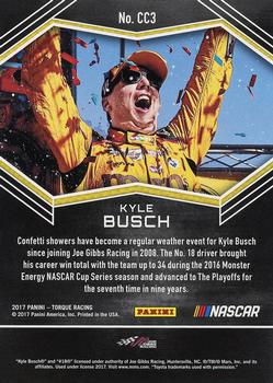 2017 Panini Torque - Claiming the Chase Holo Silver #CC3 Kyle Busch Back
