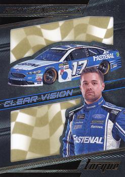 2017 Panini Torque - Clear Vision Gold #7 Ricky Stenhouse Jr. Front