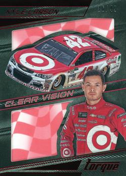 2017 Panini Torque - Clear Vision Red #17 Kyle Larson Front