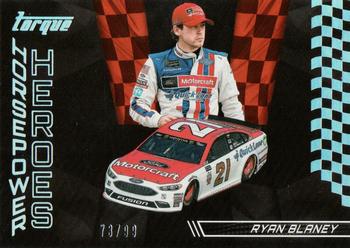 2017 Panini Torque - Horsepower Heroes Holo Silver #HH16 Ryan Blaney Front