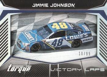 2017 Panini Torque - Victory Laps Holo Silver #VL1 Jimmie Johnson Front