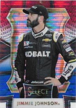 2017 Panini Select - Red White and Blue Pulsar Prizms #2 Jimmie Johnson Front