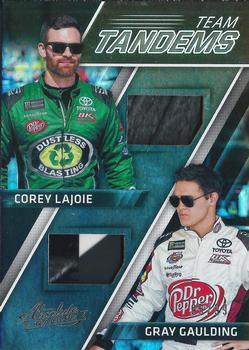 2017 Panini Absolute - Team Tandems Spectrum Silver #TAN-LG Corey LaJoie / Gray Gaulding Front