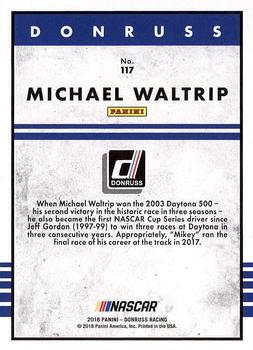 2018 Donruss #117 Michael Waltrip Back