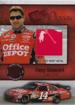 2009 Press Pass - Pieces Red #PP-TS Tony Stewart Front