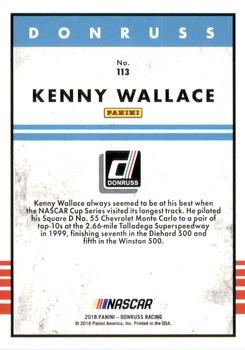 2018 Donruss - Red Foil #113 Kenny Wallace Back