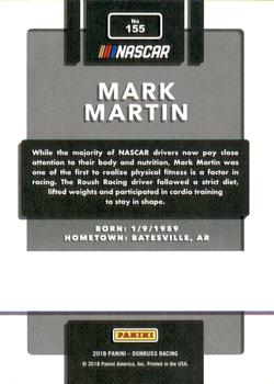 2018 Donruss - Red Foil #155 Mark Martin Back