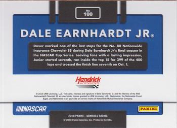 2018 Donruss - Green Foil #100 Dale Earnhardt Jr Back
