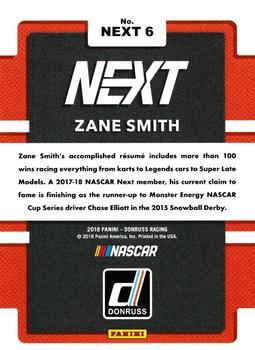 2018 Donruss - Next in Line Cracked Ice #NEXT 6 Zane Smith Back