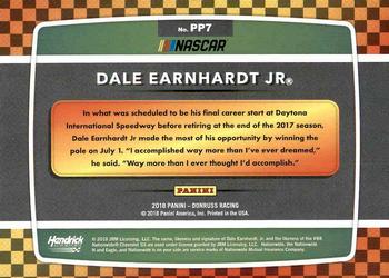 2018 Donruss - Pole Position #PP7 Dale Earnhardt Jr Back