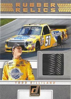 2018 Donruss - Rubber Relics Holo Gold #RR-TG Todd Gilliland Front