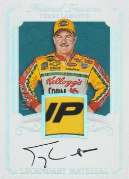 2017 Panini National Treasures - Legendary Material Signatures Holo Silver #LMS-TL Terry Labonte Front