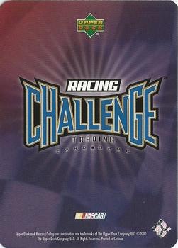 2000 Upper Deck Racing Challenge #1 Dale Earnhardt Back