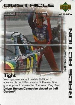 2000 Upper Deck Racing Challenge - Race Action #08RA Jeff Gordon Front