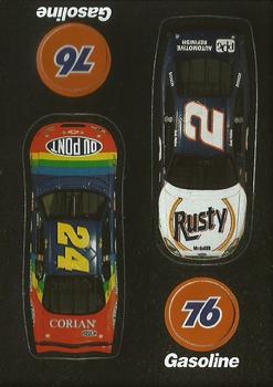 2000 Upper Deck Racing Challenge - Cars and Tokens (Dual) #NNO Jeff Gordon / Rusty Wallace Front