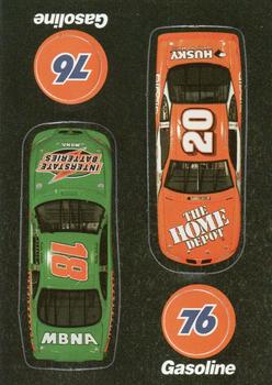 2000 Upper Deck Racing Challenge - Cars and Tokens (Dual) #NNO Bobby Labonte / Tony Stewart Front
