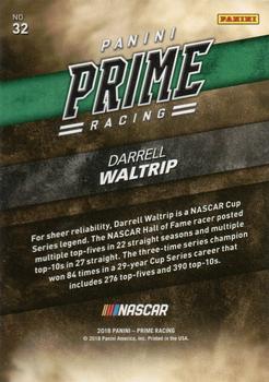 2018 Panini Prime #32 Darrell Waltrip Back