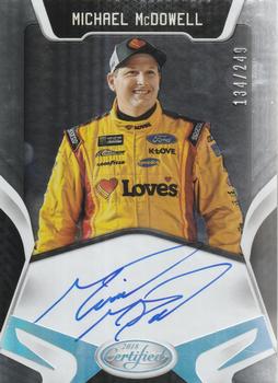 2018 Panini Certified - Certified Signatures #CS-MM Michael McDowell Front