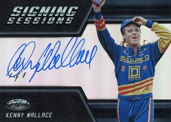 2018 Panini Certified - Signing Sessions Black #SS-KW Kenny Wallace Front