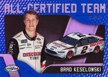 2018 Panini Certified - All-Certified Team Blue #ACT19 Brad Keselowski Front
