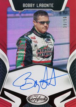 2018 Panini Certified - Certified Signatures Red #CS-BL Bobby Labonte Front