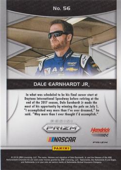 2018 Panini Prizm - Red White and Blue #56 Dale Earnhardt Jr. Back
