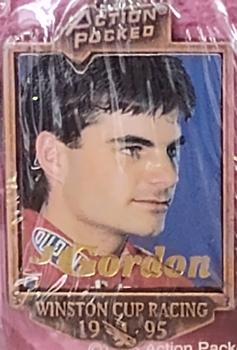1995 Action Packed Badge of Honor Pins #NNO Jeff Gordon Front