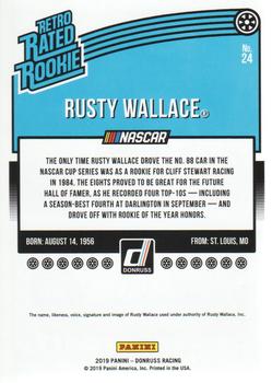 2019 Donruss #24 Rusty Wallace Back