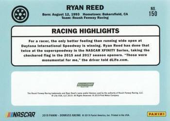 2019 Donruss #150 Ryan Reed Back