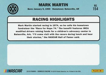 2019 Donruss #154 Mark Martin Back