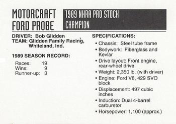1992 Motorcraft Racing Decade Of Champions #NNO Bob Glidden Back