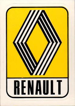 1980 Panini F1 Grand Prix #78 Renault Front