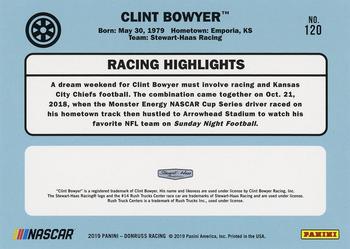 2019 Donruss - Black #120 Clint Bowyer Back