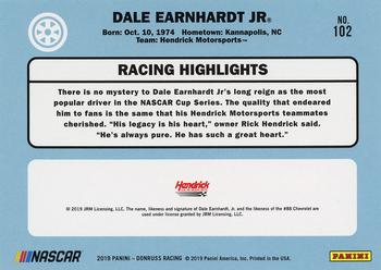 2019 Donruss - Gold #102 Dale Earnhardt Jr. Back