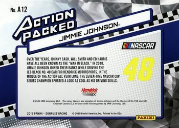 2019 Donruss - Action Packed Holographic #A12 Jimmie Johnson Back