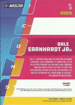 2019 Donruss - Icons #I3 Dale Earnhardt Jr Back